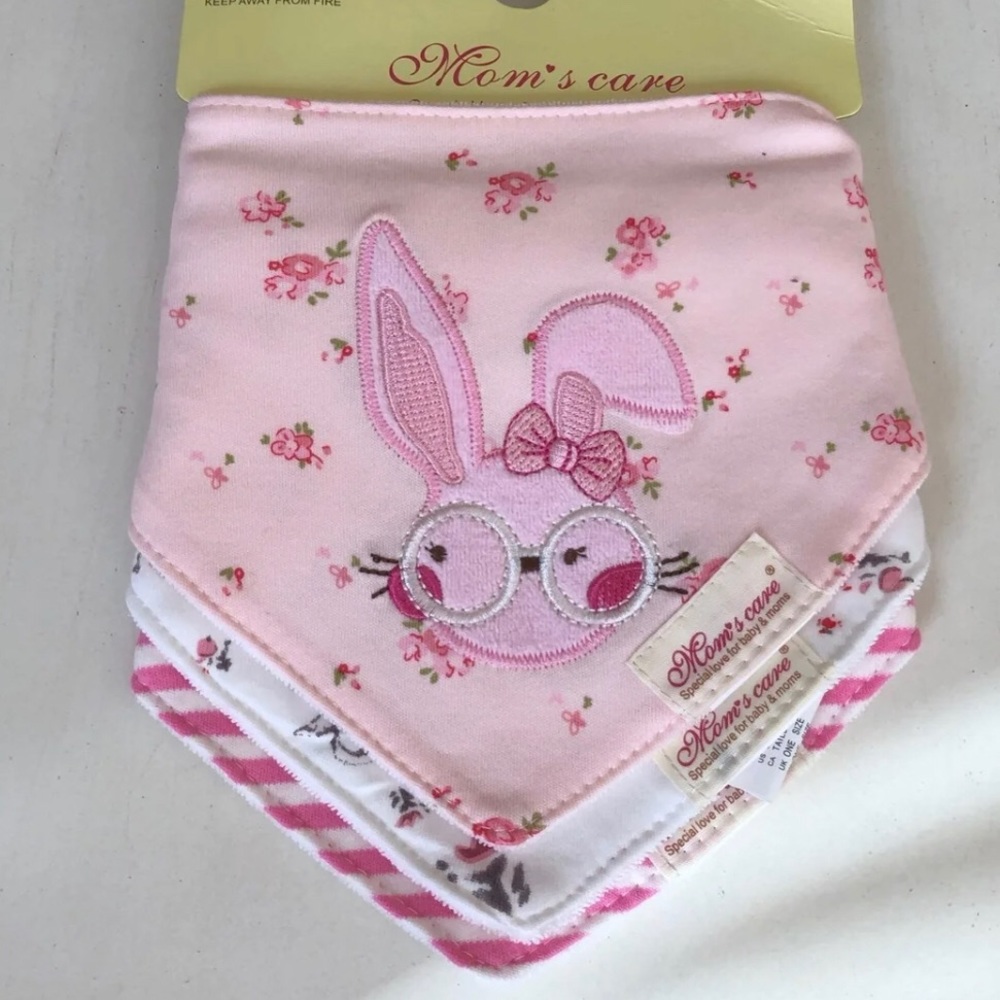 Baby Girl Bib Set